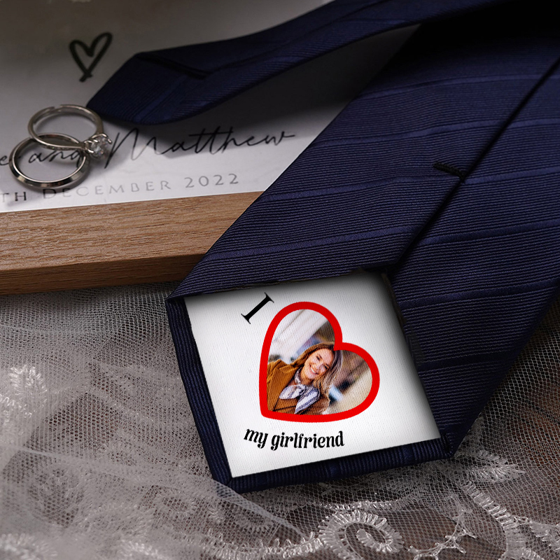Aangepaste foto stropdas beste cadeau voor vriend