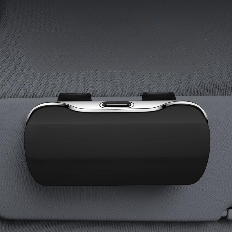 Personalized Car Sunglasses Case Multifunctional Glasses Case Sun Visor Clip Storage Box for Men