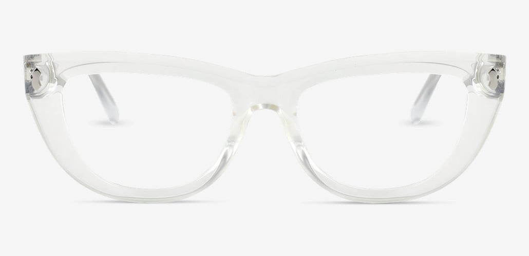 Rhys Clear Cat Eye Glasses