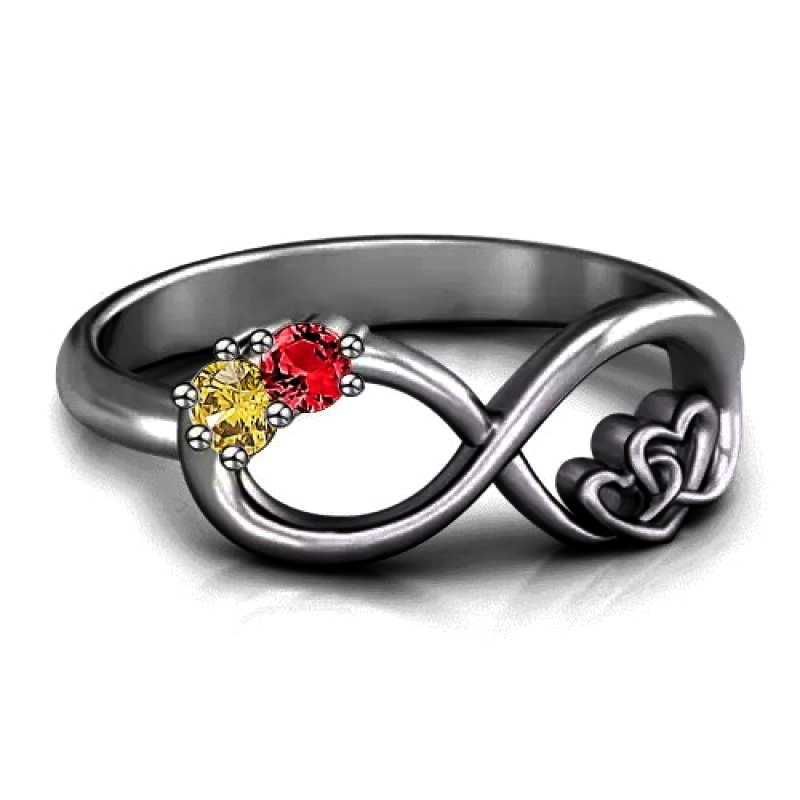 インフィニティ 誕生石 リング