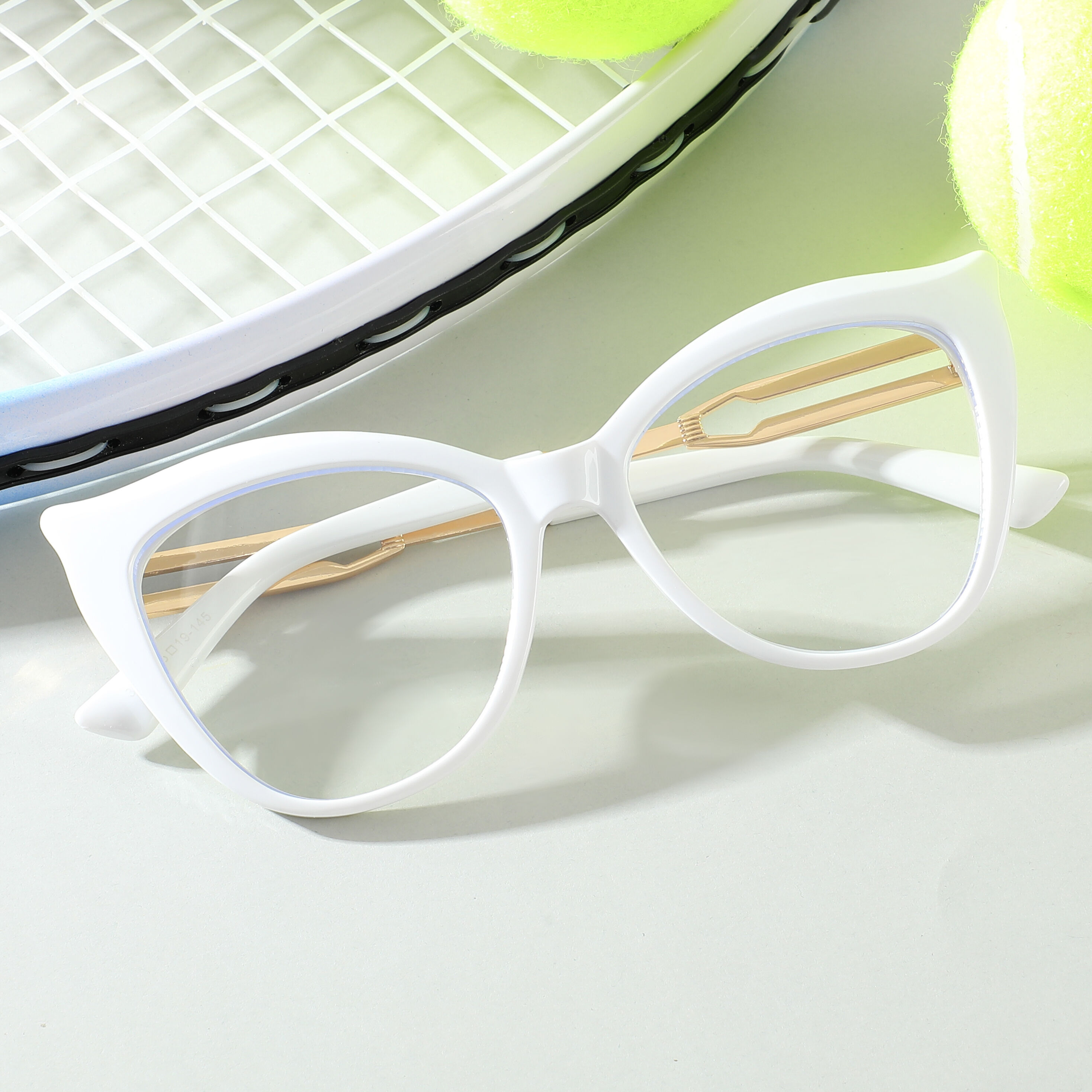 Lunettes de Vue Lydia Cat Eye Blanche