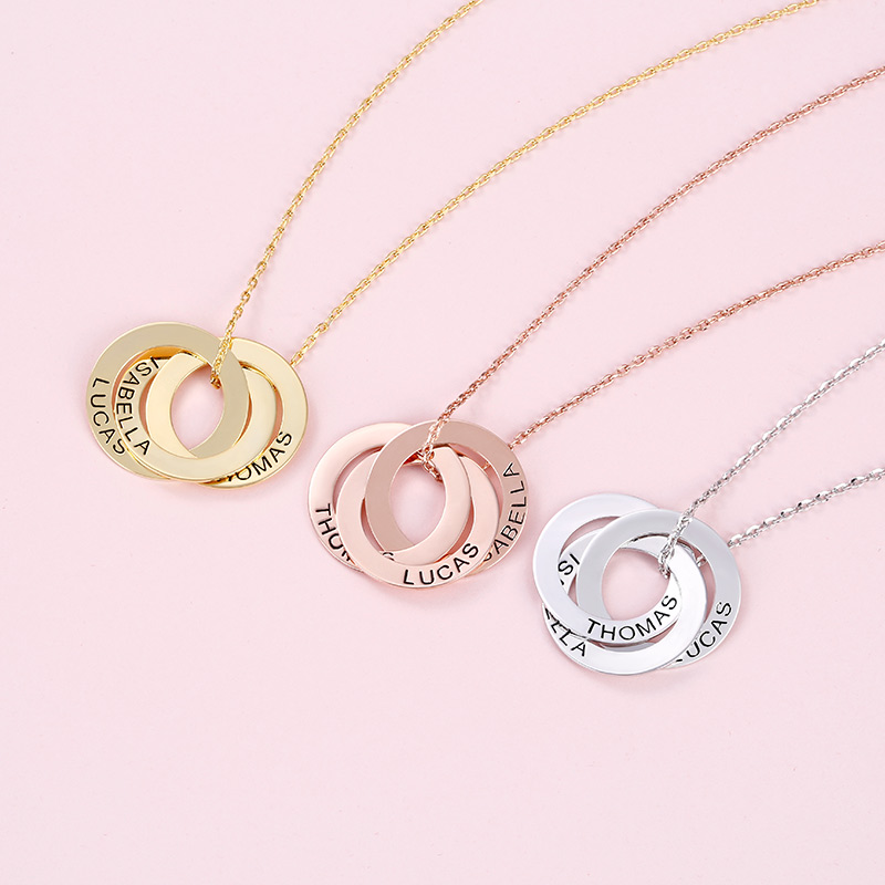 "One of a Kind" Personalized Circle Necklace