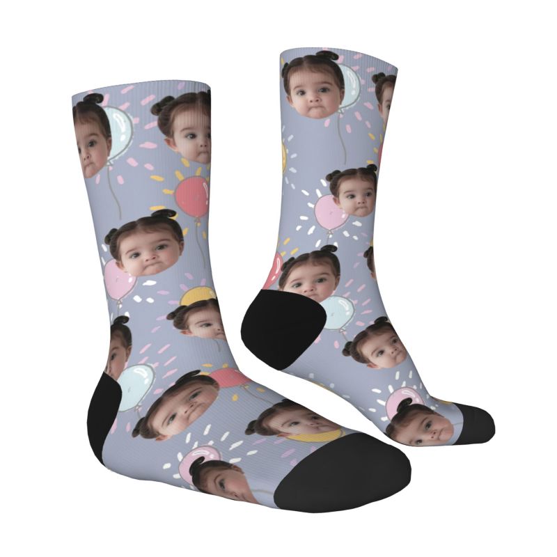 Calzini personalizzati stampati in 3D con foto di bambini Regalo per mamma