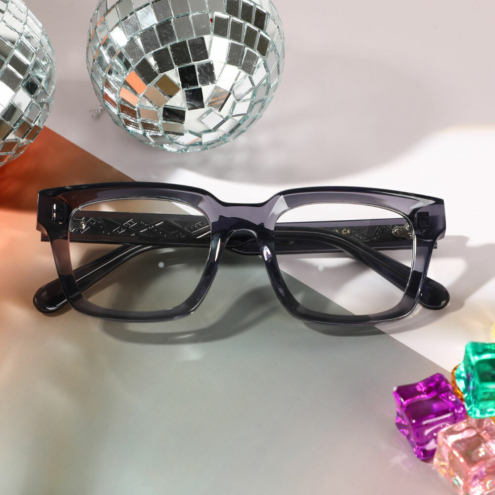 Occhiali da Vista Adam Quadrato Grigio