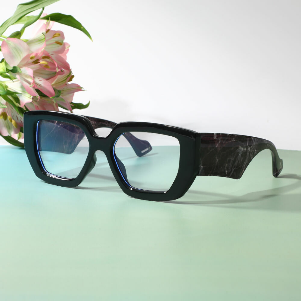 Occhiali da Vista Ceolin Poligono Nero