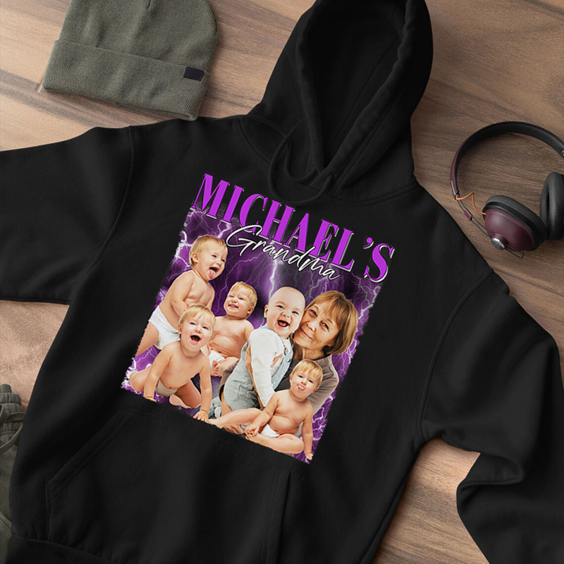 Personalized Hoodie with Custom Photos of Mom's Love Unique Style Meaningful Gift for Mother's Day