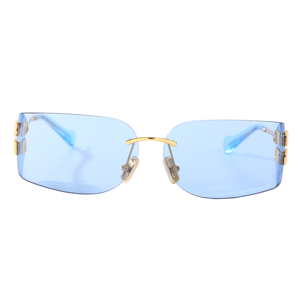 Occhiali da Sole Bulwer Rettangolare Blu 