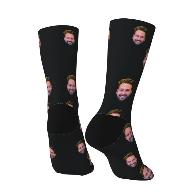 Customized Face Socks Simple Style Personalized Socks for Him