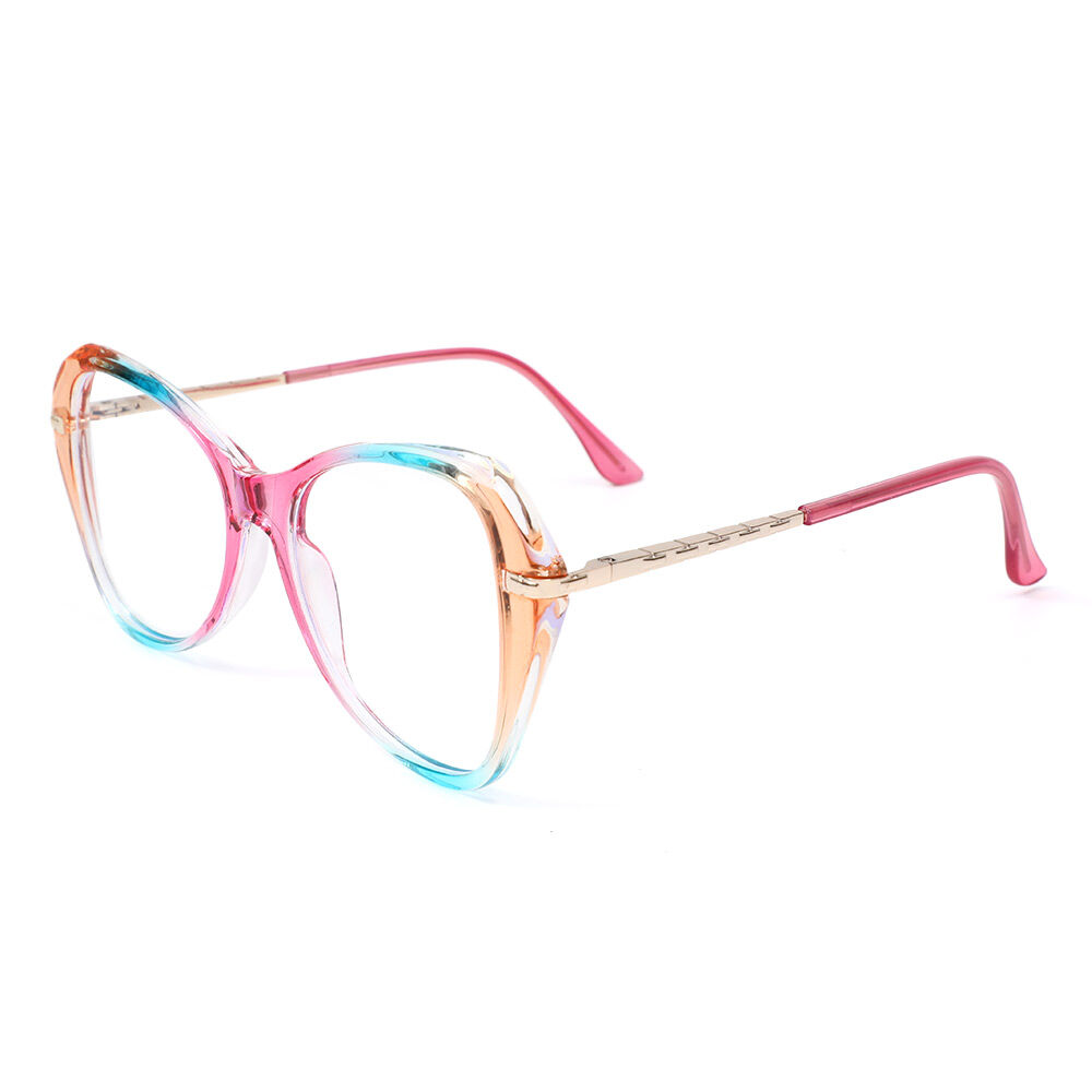 Zenob Cat Eye Rainbow Glasses
