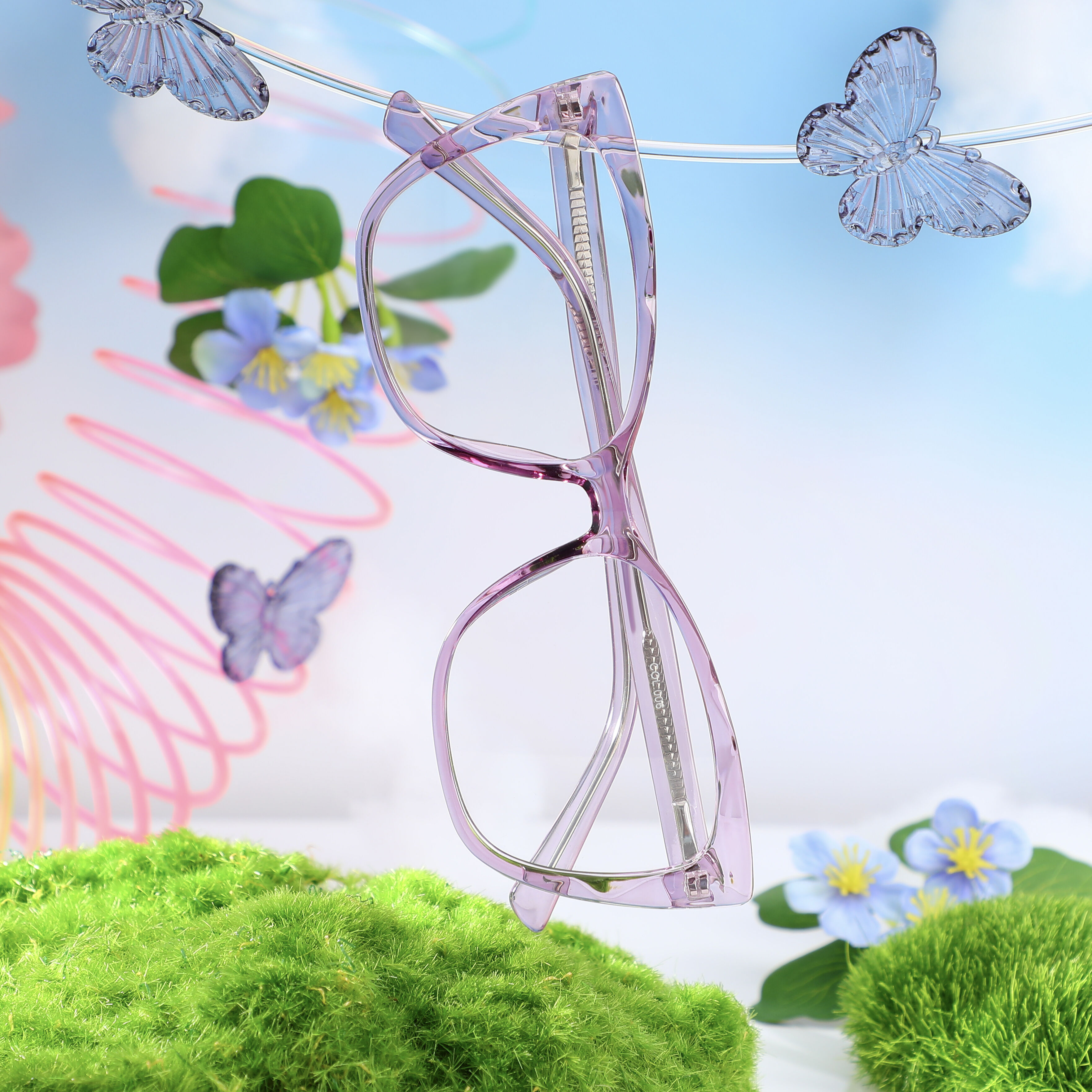 Occhiali da Vista Novia Cat Eye Grigio