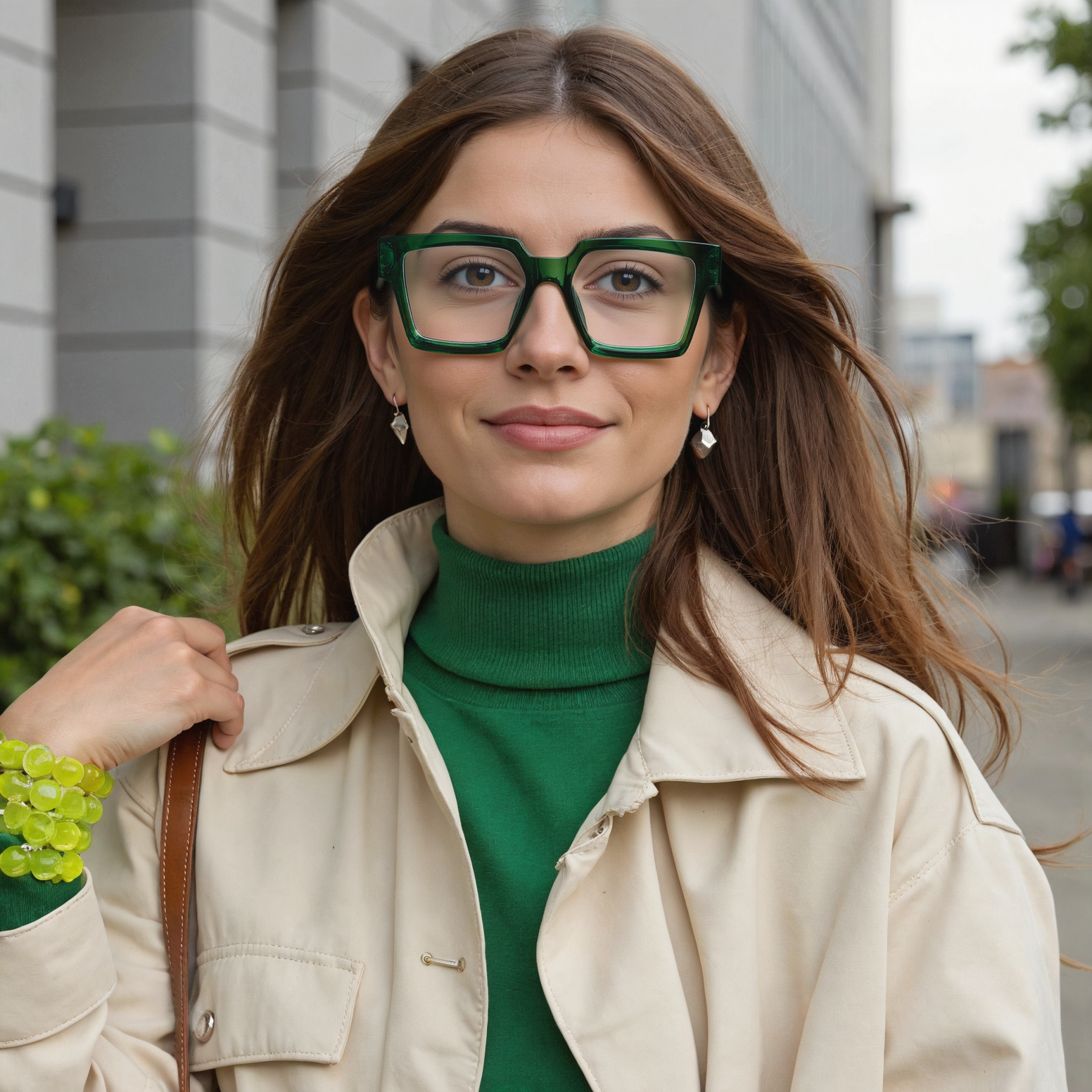 Lunettes de Vue Novia Carré Vert