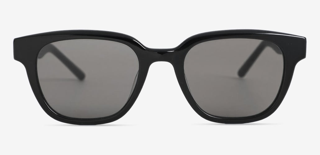 Isabella Black Square Sunglasses
