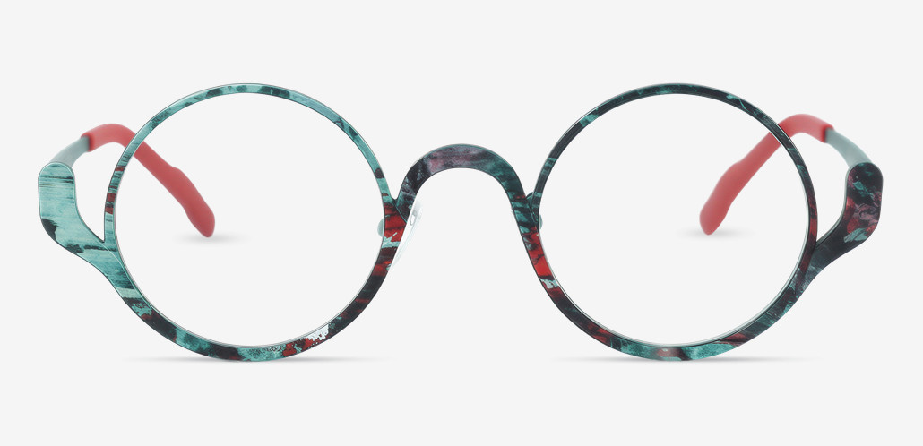 Dion Grüne Runde Brille