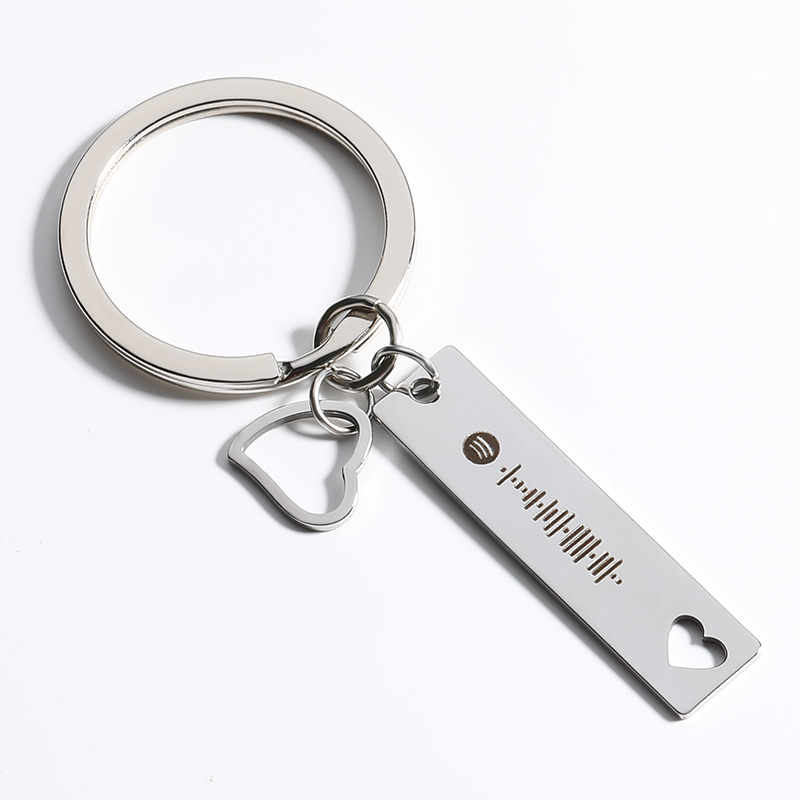 Código De Spotify Escaneable Llavero De Canción De Música Personalizada De Corazón