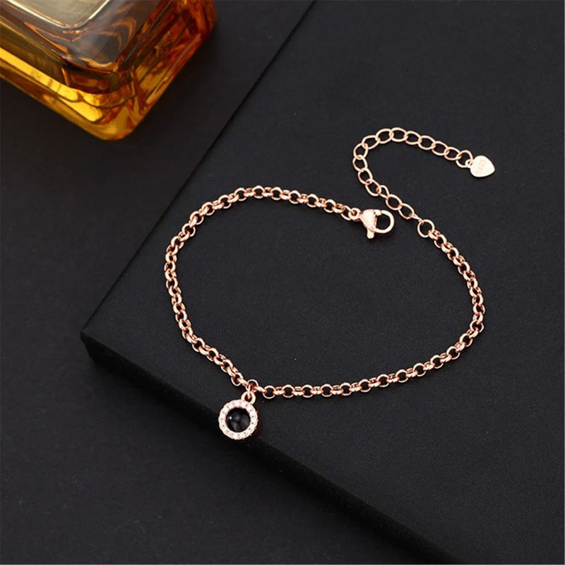 Custom Picture Projection Bracelet Minimalist Style Gift for Graceful Person