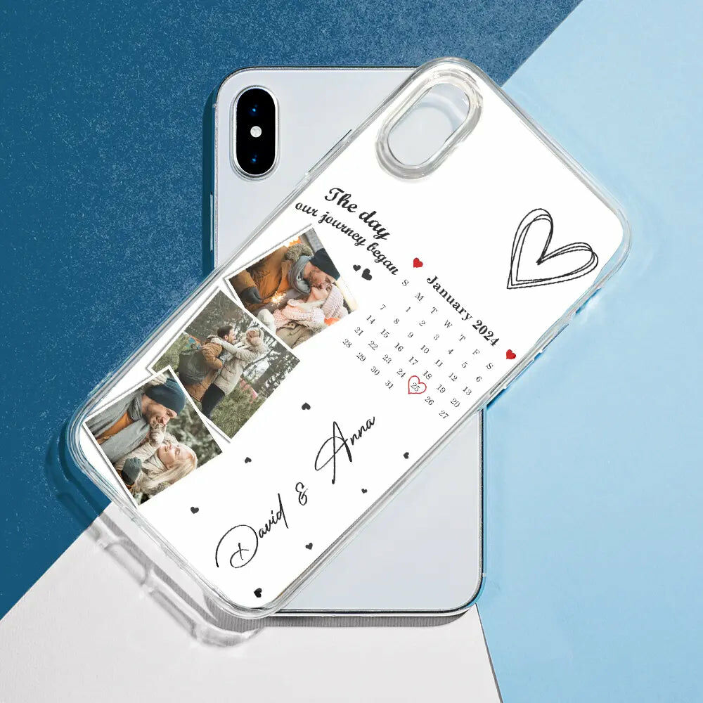 Personalized Mobile Phone Customized Couple Photo And Date Gift For Anniversary