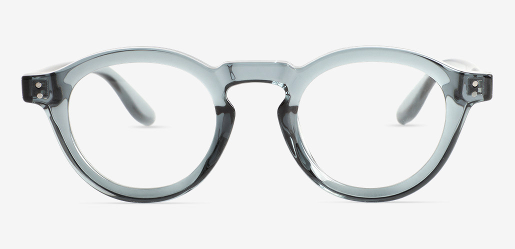 Donahue Blue Round Glasses