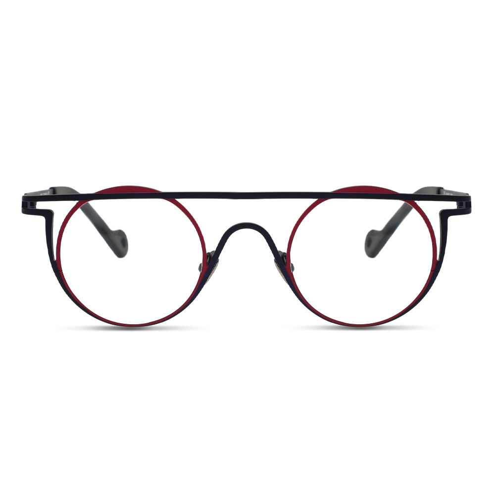 Fraser Runde Lila Brille