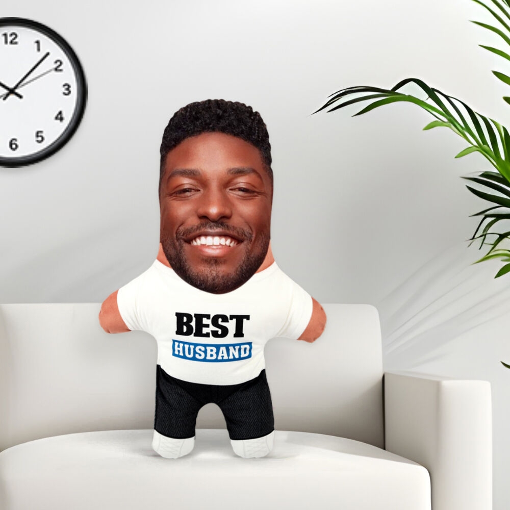 Oreiller visage personnalisé Idée Oreiller photo Cadeau pour le meilleur mari