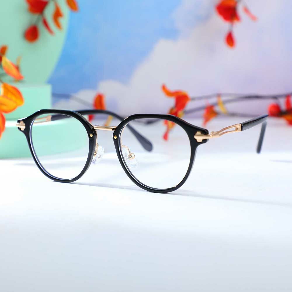 Moira Runde Schwarze Brille