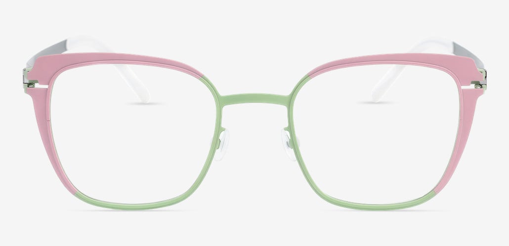 Alva Lunettes Cat Eye Vertes