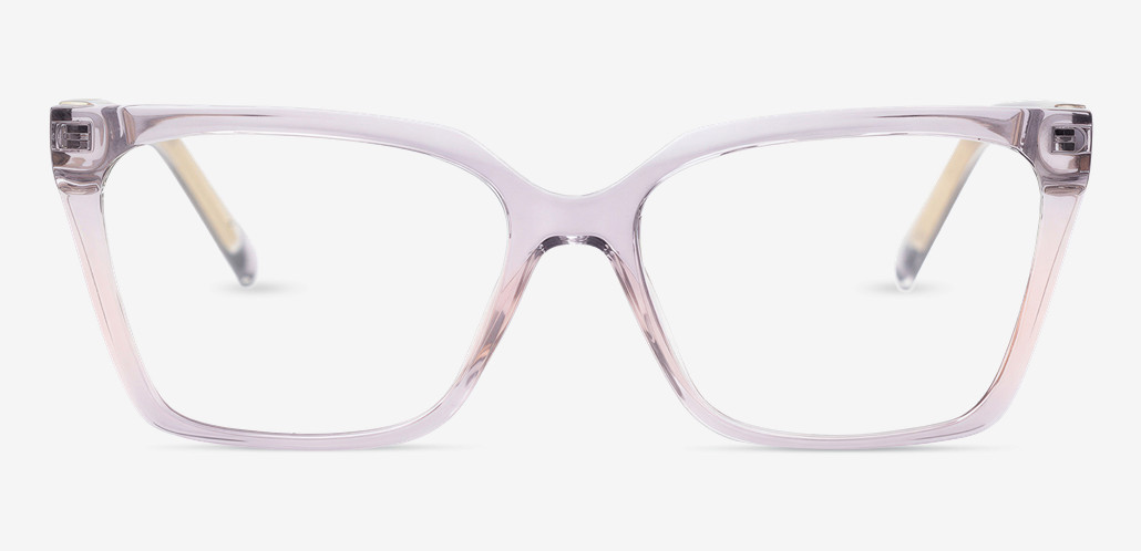 Harley Purple Rectangle Glasses