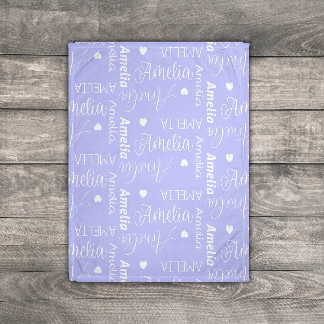 Personalized Blanket With Name Heartwarming Gift for Your Child