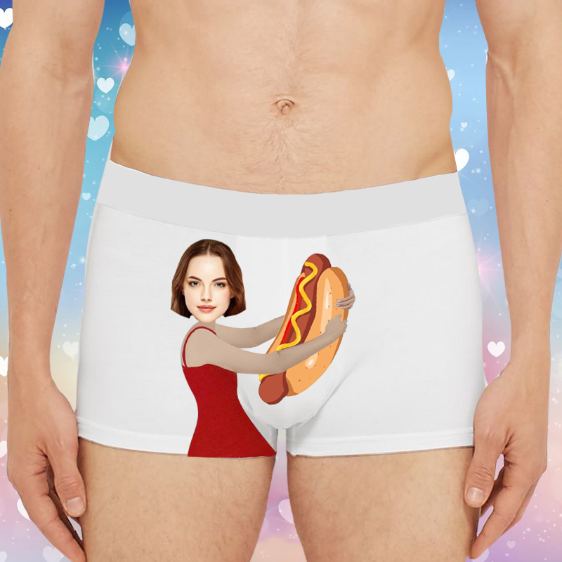 顔写真 似顔絵 男性用 下着 パンツ カスタマイズ