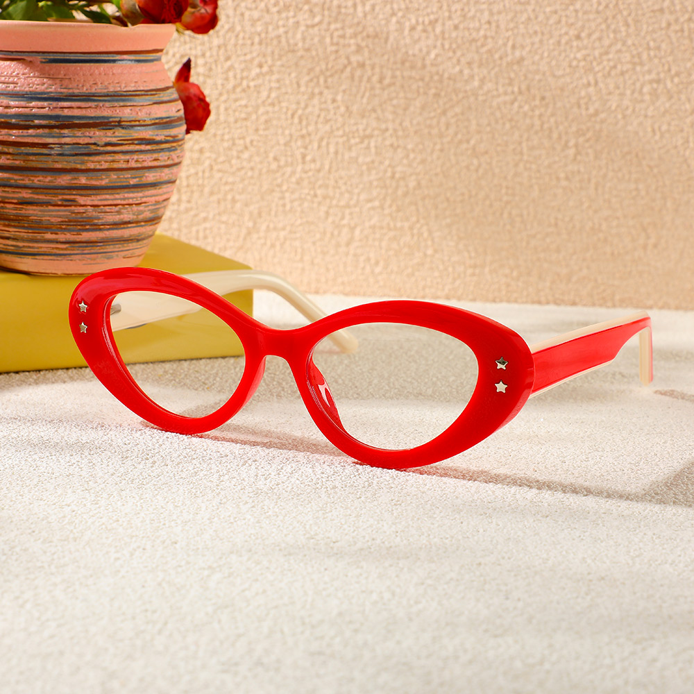 Beck Cat Eye Rote Brille