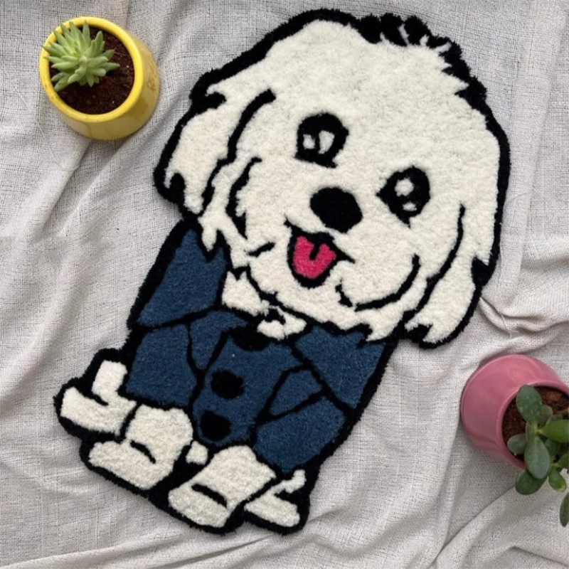 オリジナル 犬 猫 ペット 写真 イラスト 玄関 マット