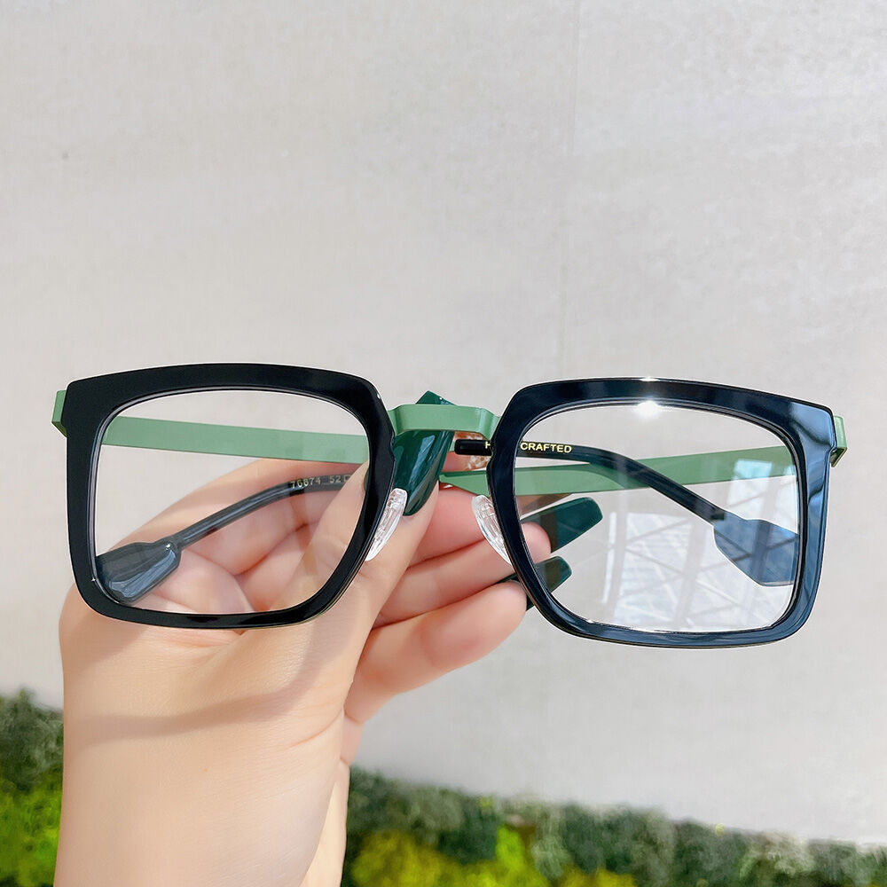 Hyme Square Black Glasses