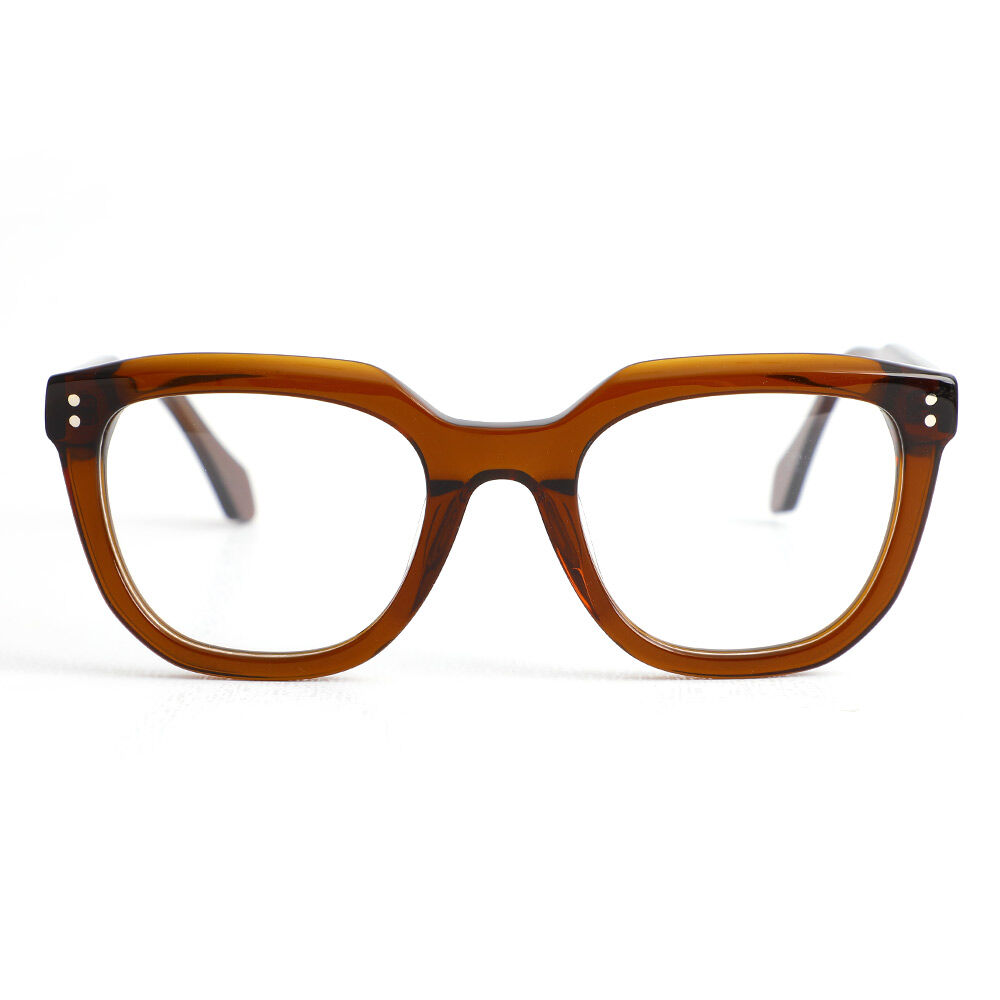 Gustave Quadratische Braune Brille