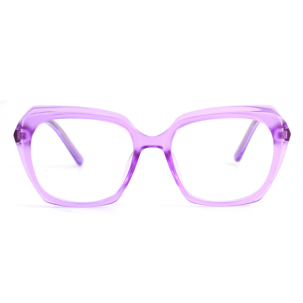 Occhiali da Vista Alberta Poligono Viola 