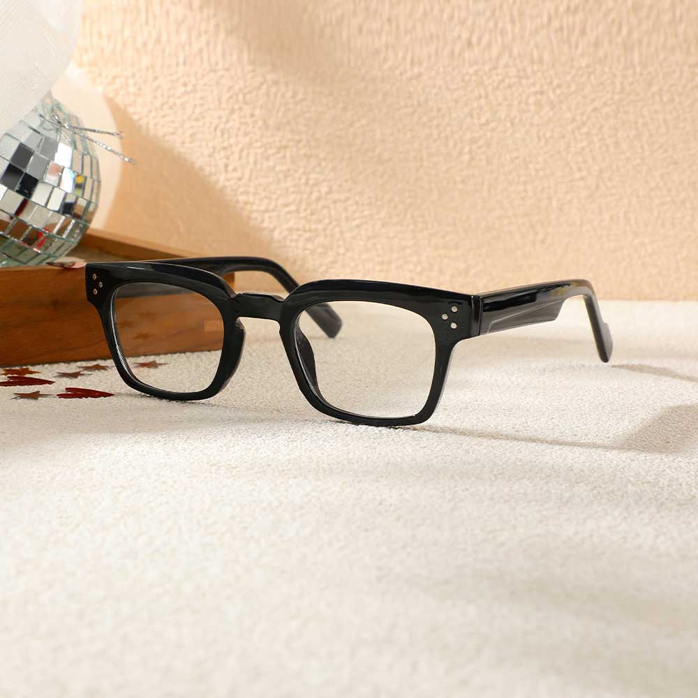 Occhiali da Vista Rusk Quadrato Nero 