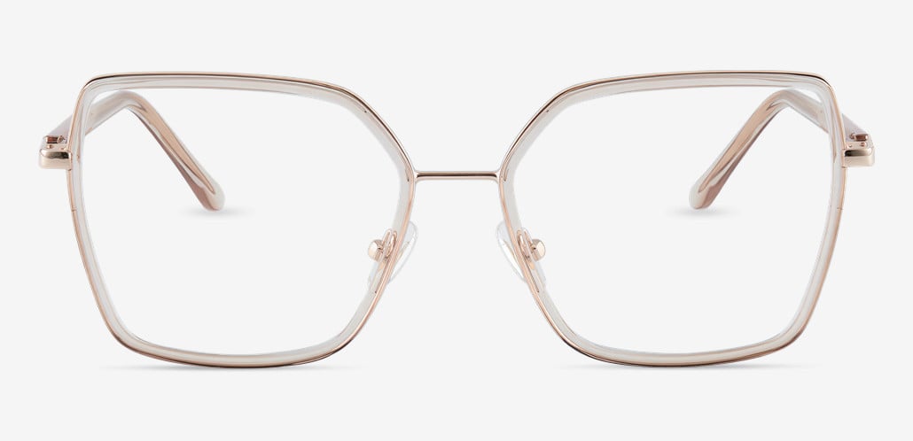 Hemingwe Lunettes Géométriques Transparentes