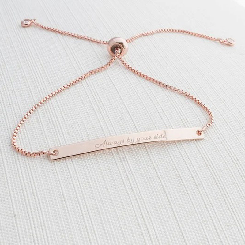 文字入れ 刻印 ブレスレット オーダーメイド