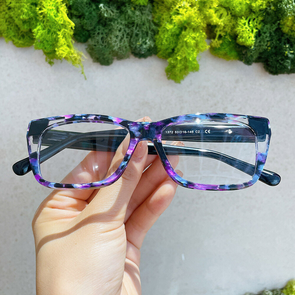 Wenis Square Purple Glasses