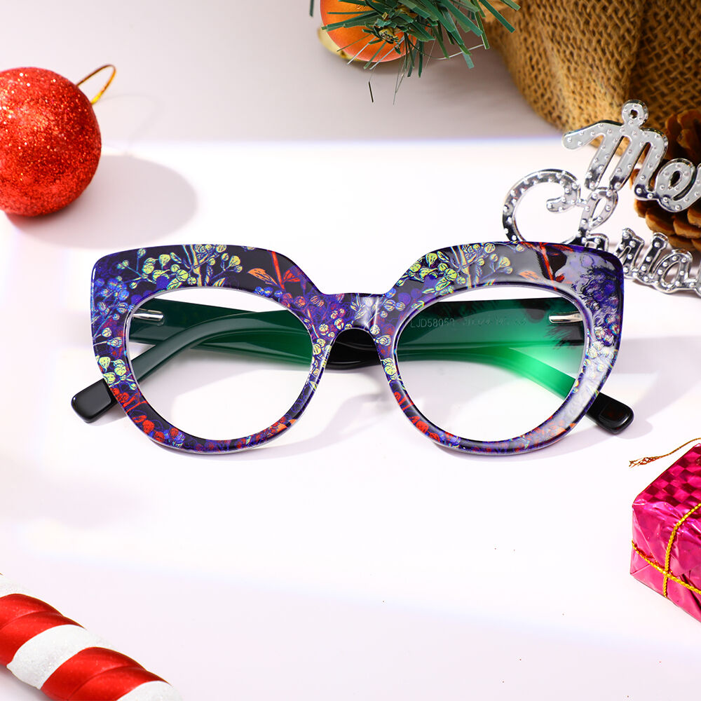 Frasei Cat Eye Lila Brille