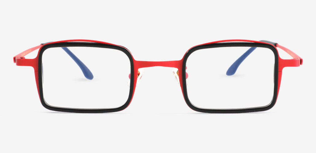 Pollitt Black Rectangle Glasses
