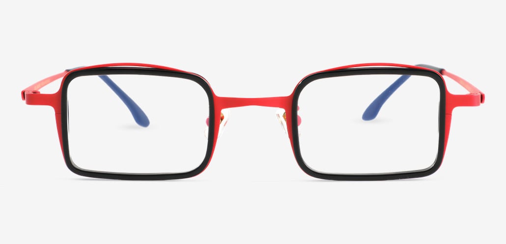 Pollitt Black Rectangle Glasses