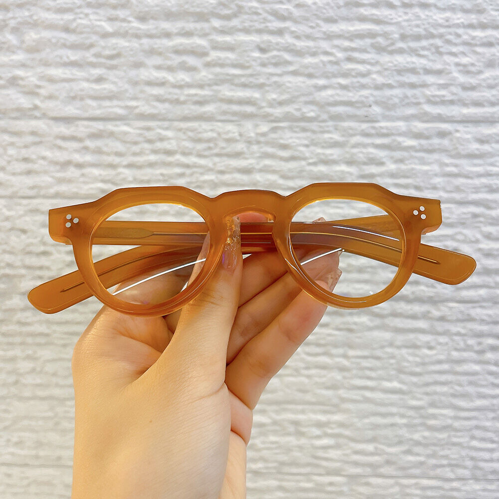 Cedrica Runde Orange Brille