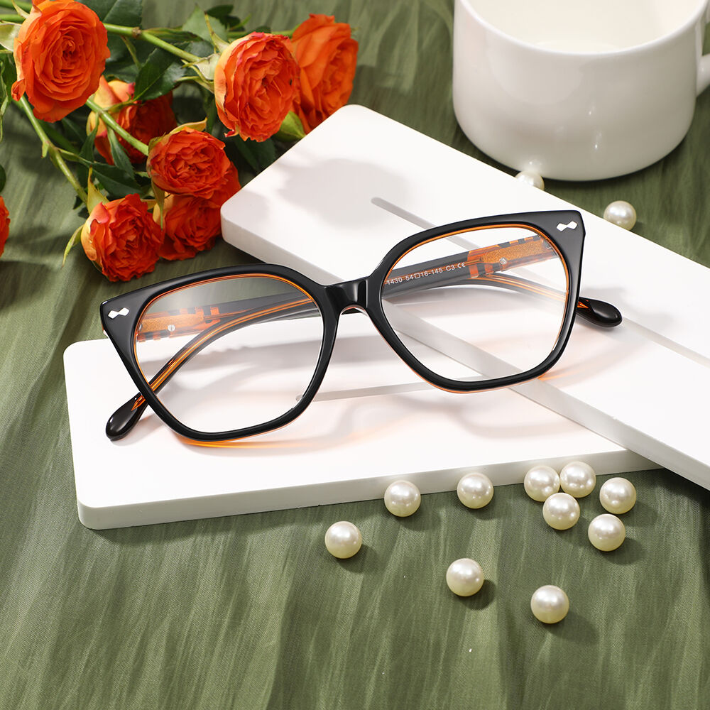 Occhiali da Vista Chassus Cat Eye Marrone