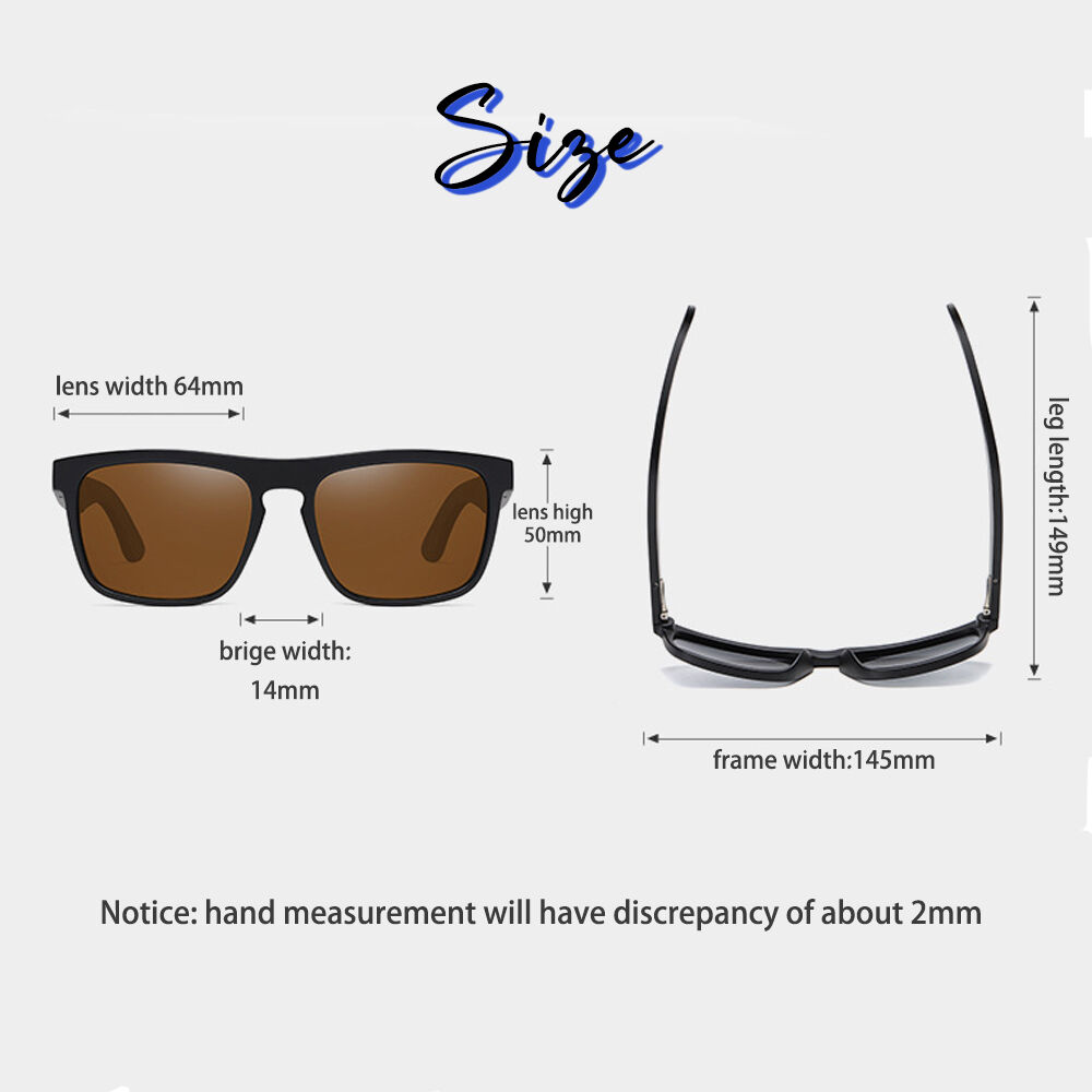 Custom Engraved Wooden Sunglasses Personalized Stylish Father's Day Gift for Dad