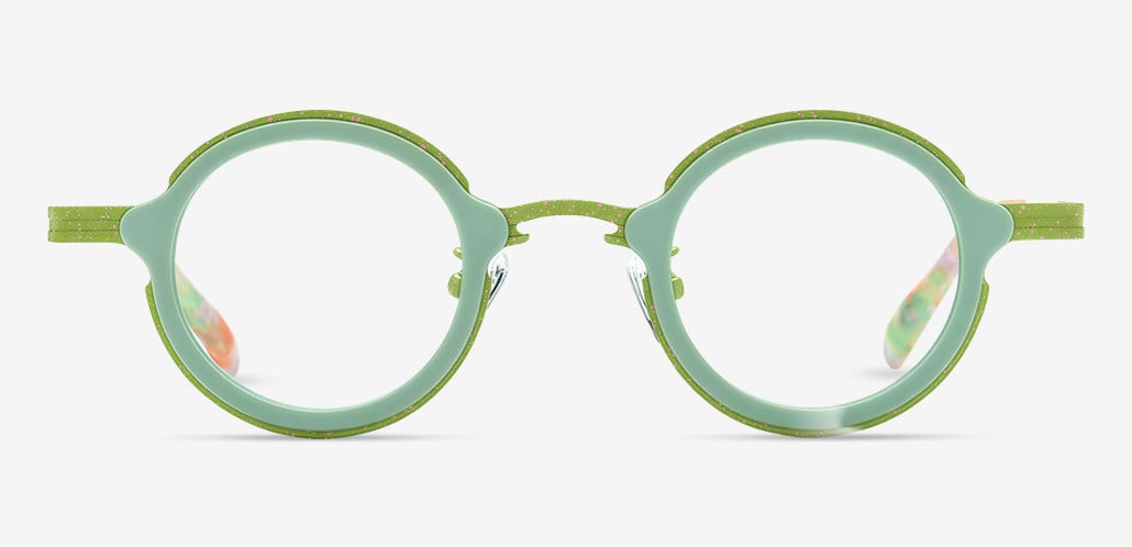 DuBois Green Square Glasses