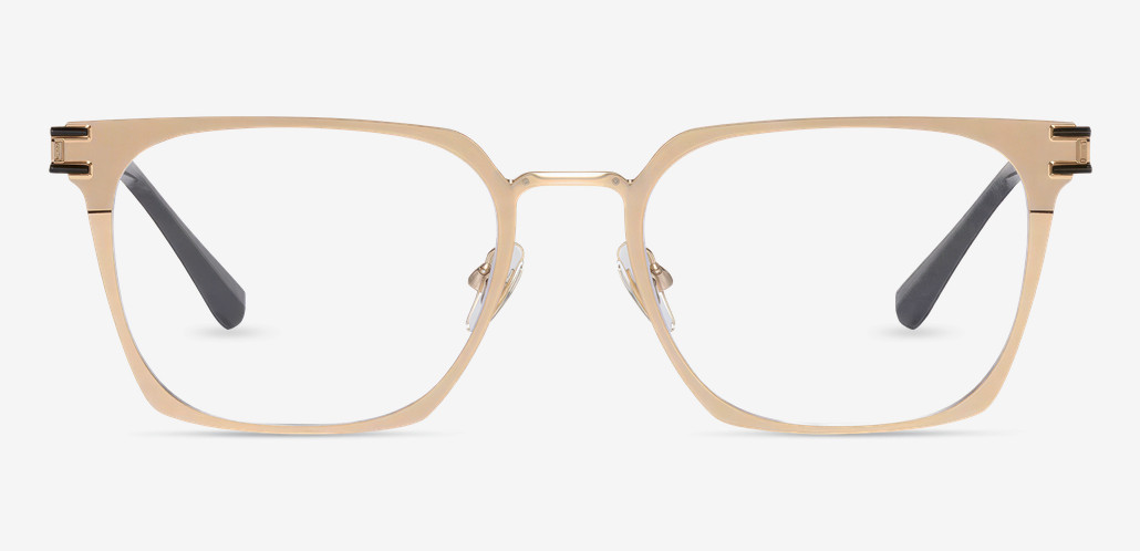 Taylor Gold Square Glasses