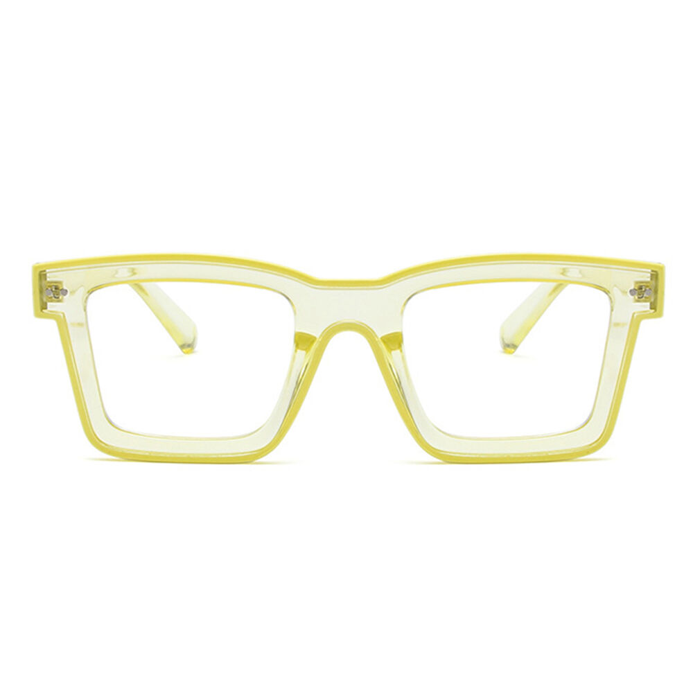 Bronte Quadratische Gelbe Brille