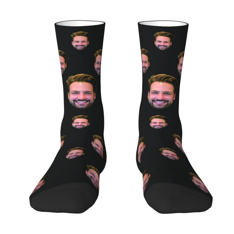 Customized Face Socks Simple Style Personalized Socks for Him