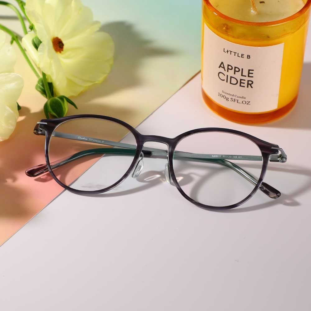 Eliot Rund Grau Brille