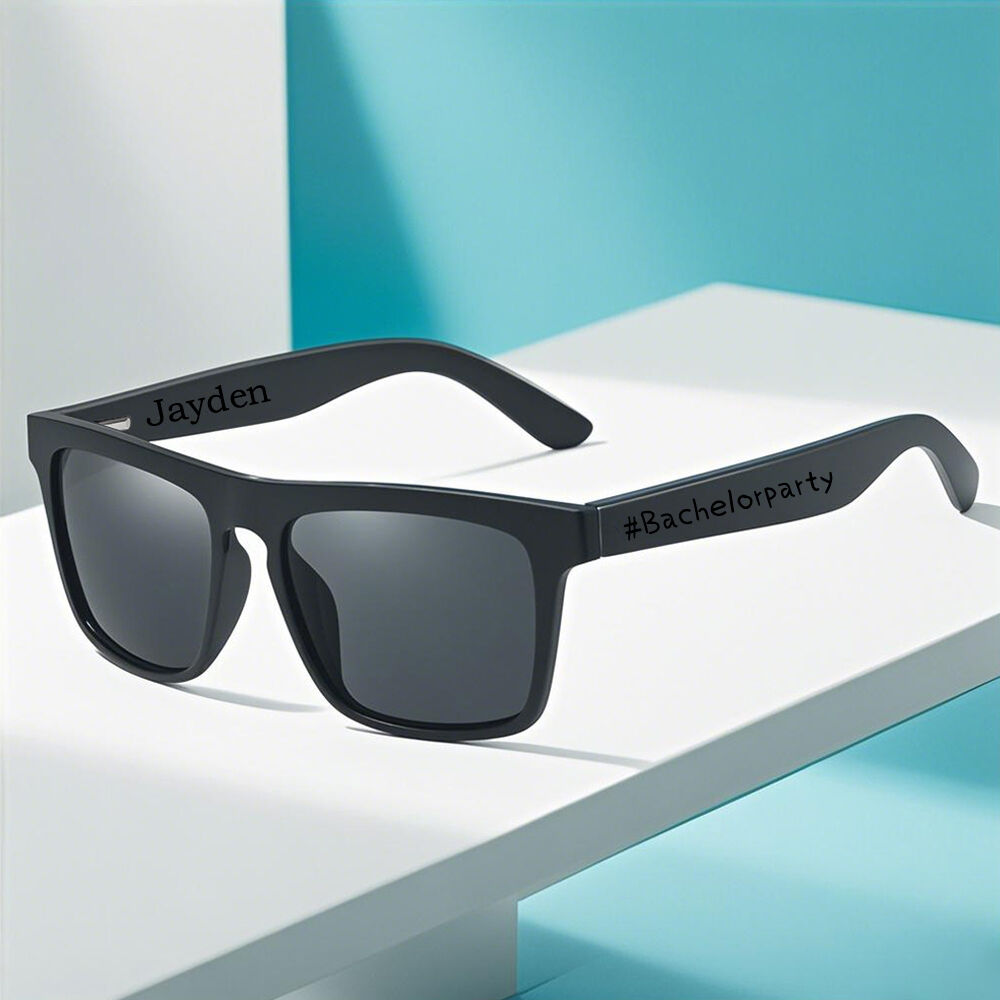 Individuell gestaltete Sonnenbrille Bachelorette Party Hochzeit Atmosphäre Requisiten für Trauzeugen