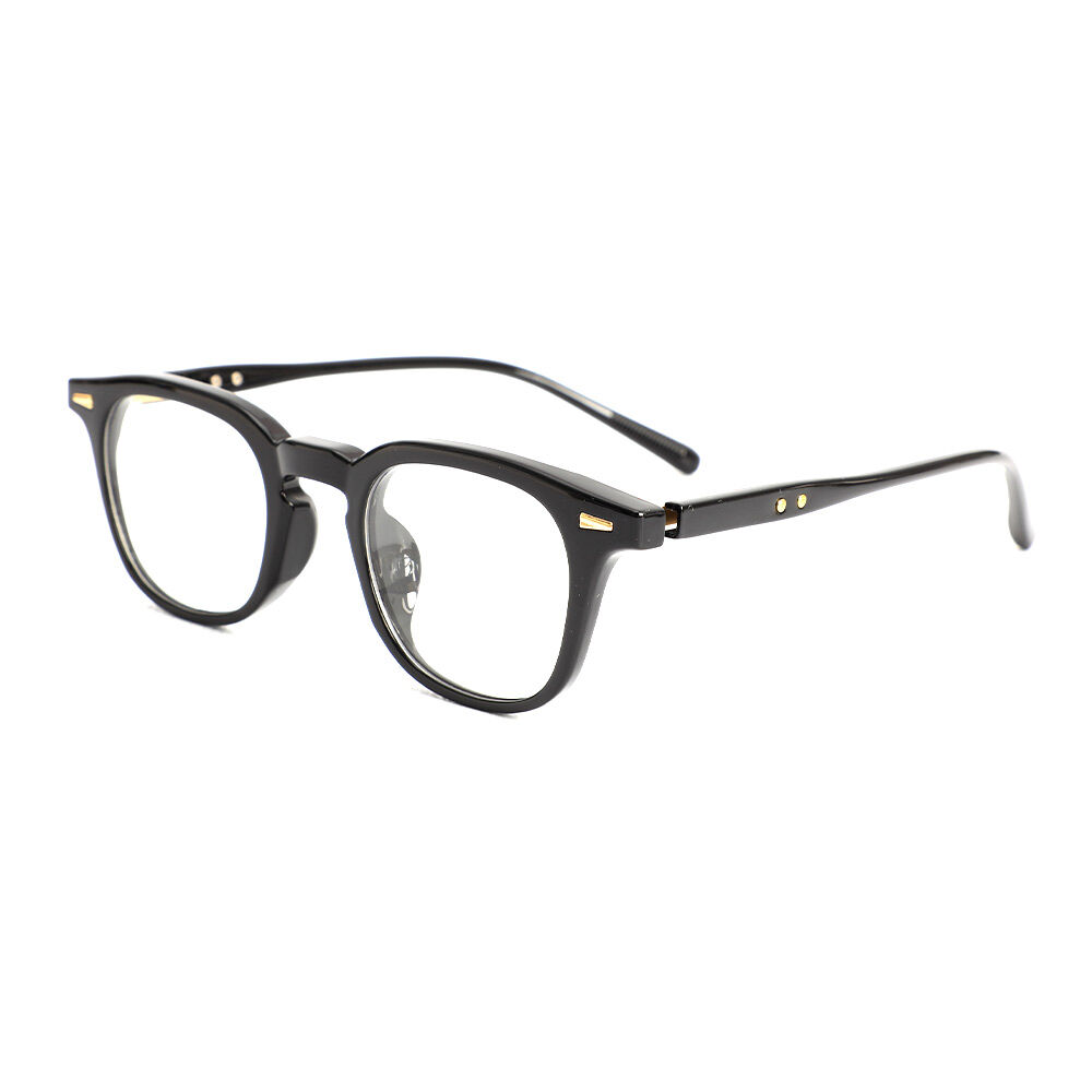 Kenneth Quadratische Schwarze Brille